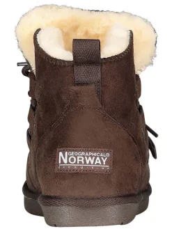 Botki zimowe "Olasneige" w kolorze brązowym