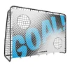 Bramka "Goal" w kolorze niebieskim do piłki nożnej ze ścianą bramkową