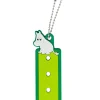 Brelok "Moomintroll" w kolorze zielonym do kluczy - dł. 12 cm