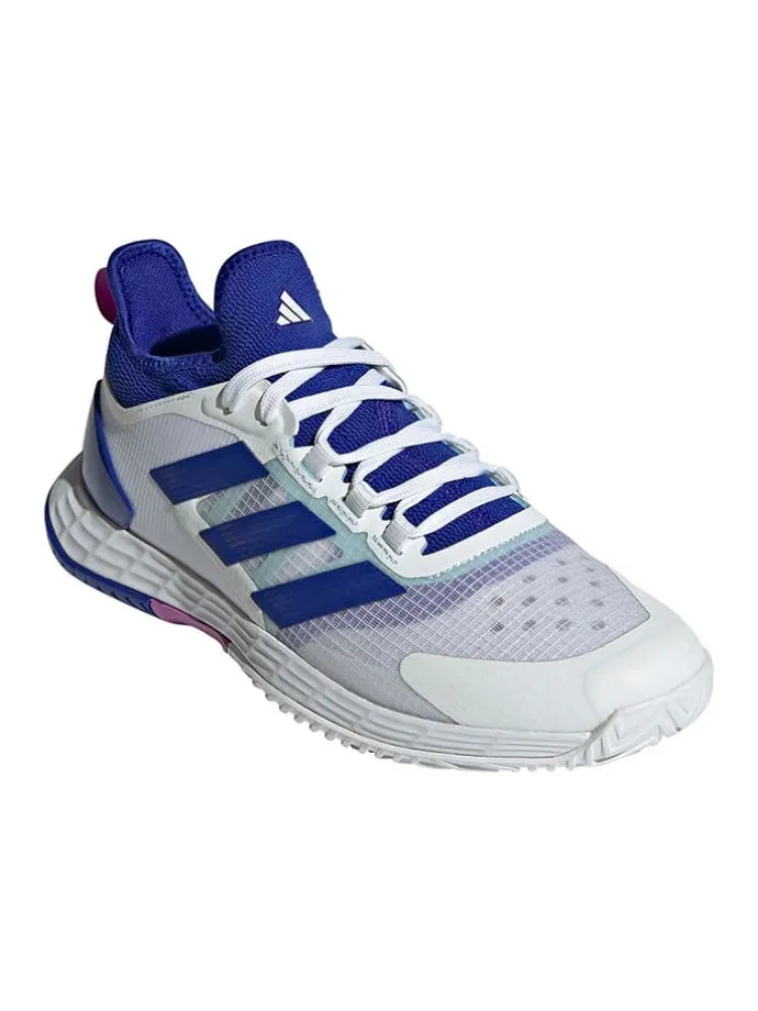 Buty "Adizero Ubersonic 4.1" w kolorze niebiesko-szarym do tenisa