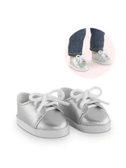 Buty "Corolle MC" w kolorze srebrnym dla lalek - 4+
