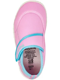 Buty kąpielowe w kolorze jasnoróżowo-błękitnym