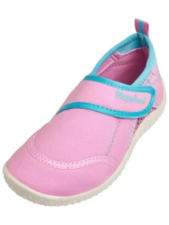 Buty kąpielowe w kolorze jasnoróżowo-błękitnym
