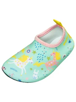 Buty kąpielowe w kolorze miętowym