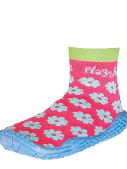 Buty kąpielowe w kolorze różowo-błękitnym