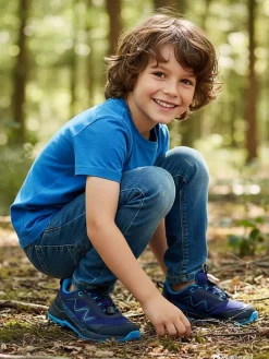 Buty outdoorowe w kolorze granatowym