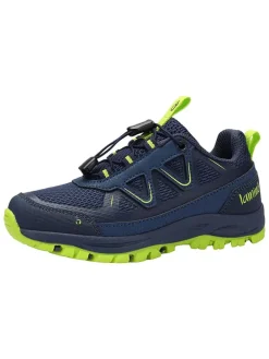 Buty outdoorowe w kolorze granatowo-zielonym