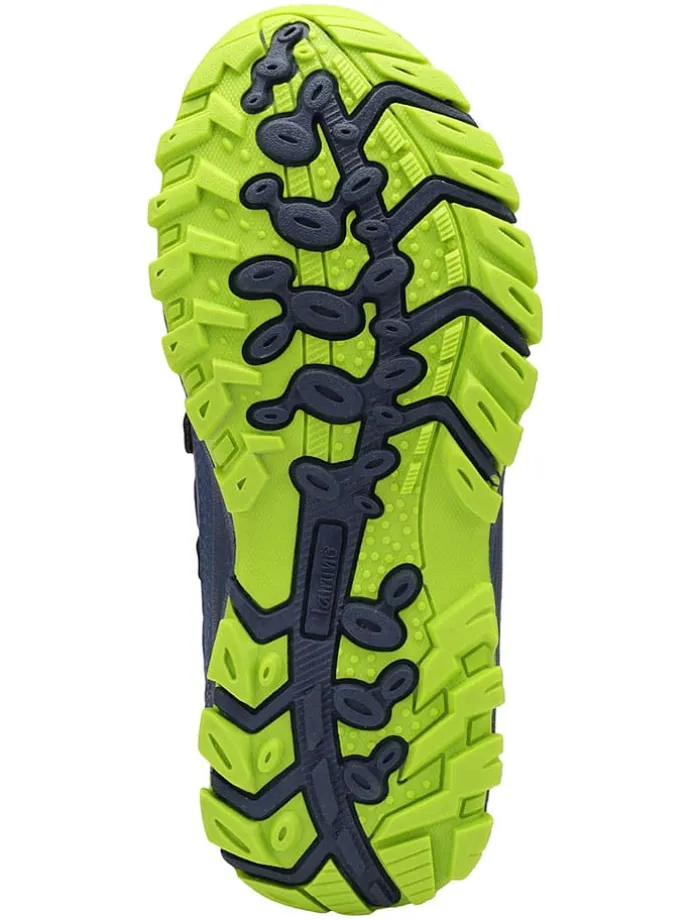 Buty outdoorowe w kolorze granatowo-zielonym