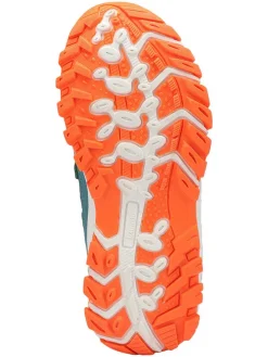 Buty outdoorowe w kolorze turkusowo-pomarańczowym