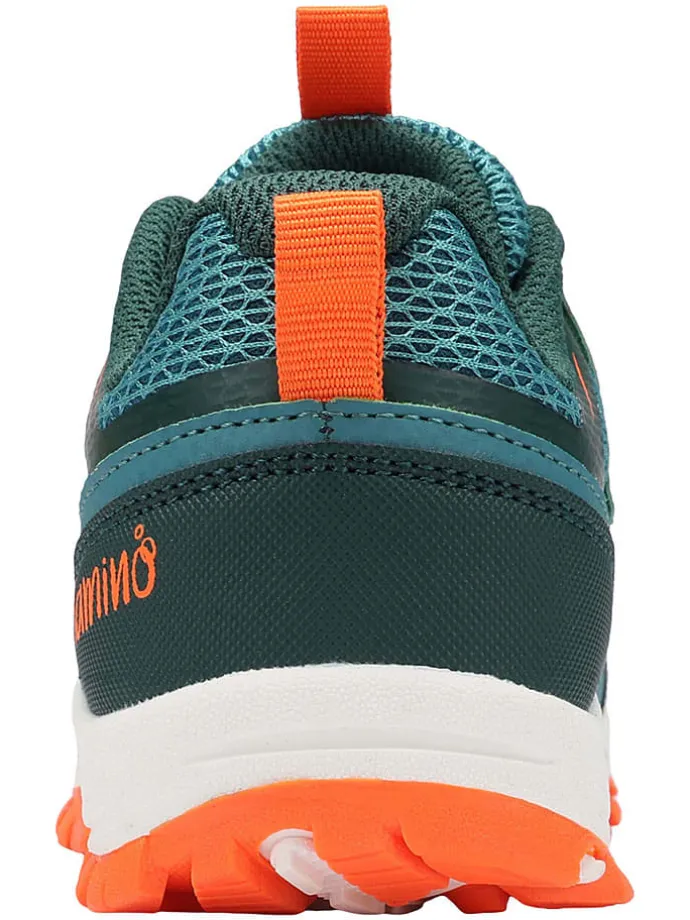 Buty outdoorowe w kolorze turkusowo-pomarańczowym