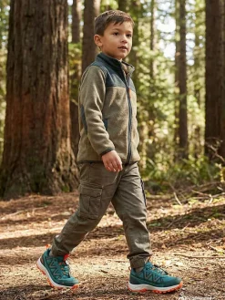 Buty outdoorowe w kolorze turkusowo-pomarańczowym