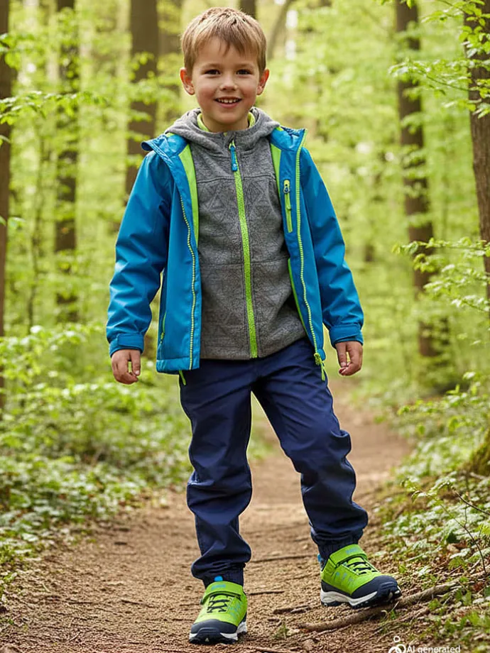 Buty outdoorowe w kolorze zielonym