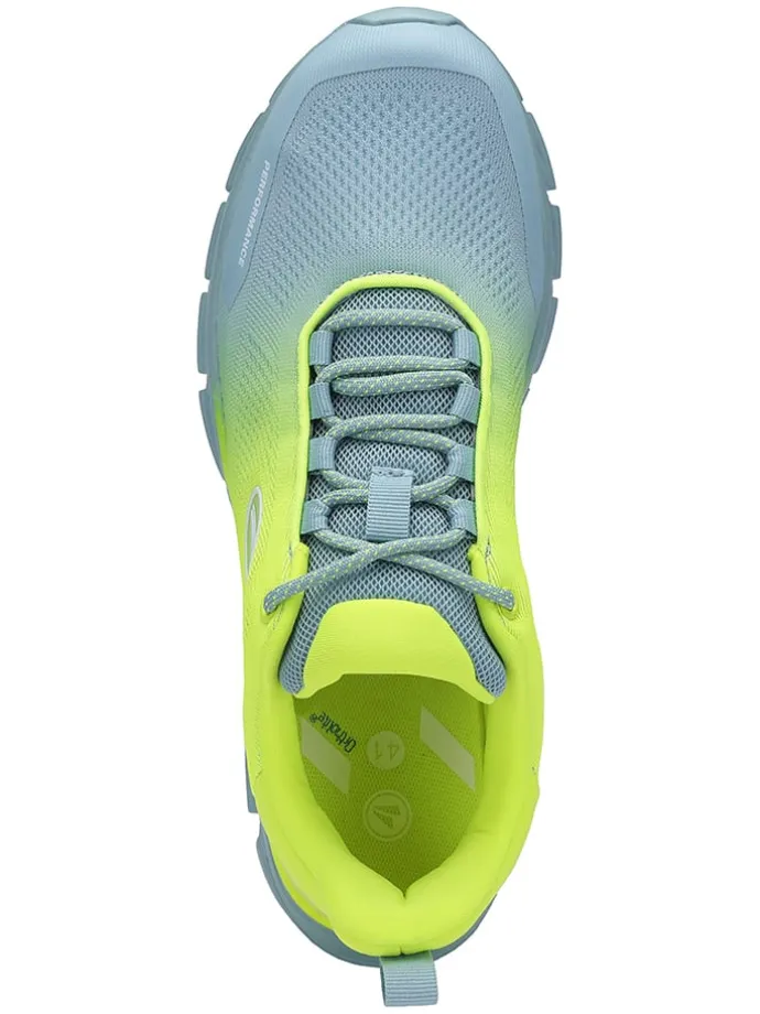 Buty sportowe "Lino" w kolorze błękitno-żółtym