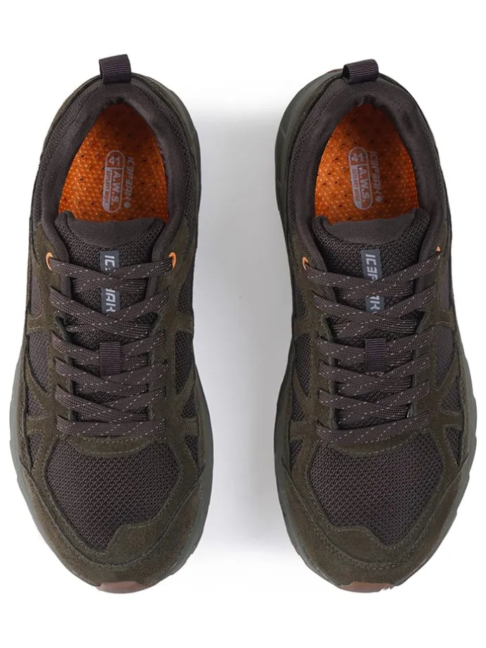 Buty trekkingowe "Anisi" w kolorze khaki