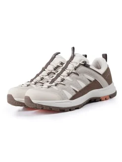 Buty trekkingowe "Aura" w kolorze beżowo-oliwkowym