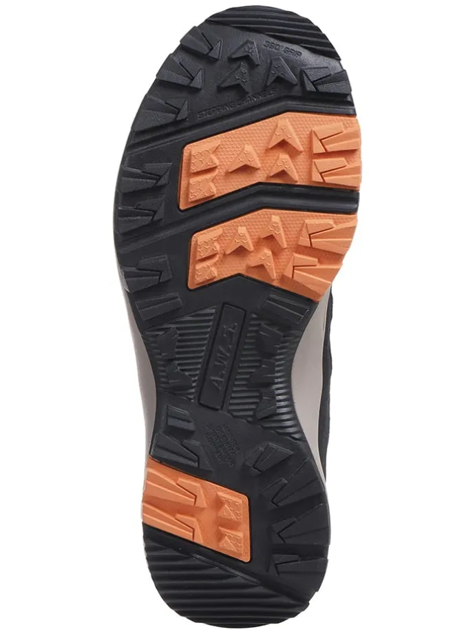 Buty trekkingowe "Aura" w kolorze czarno-jasnobrązowym
