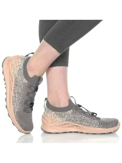 Buty trekkingowe "Fusion" w kolorze szaro-jasnoróżowym
