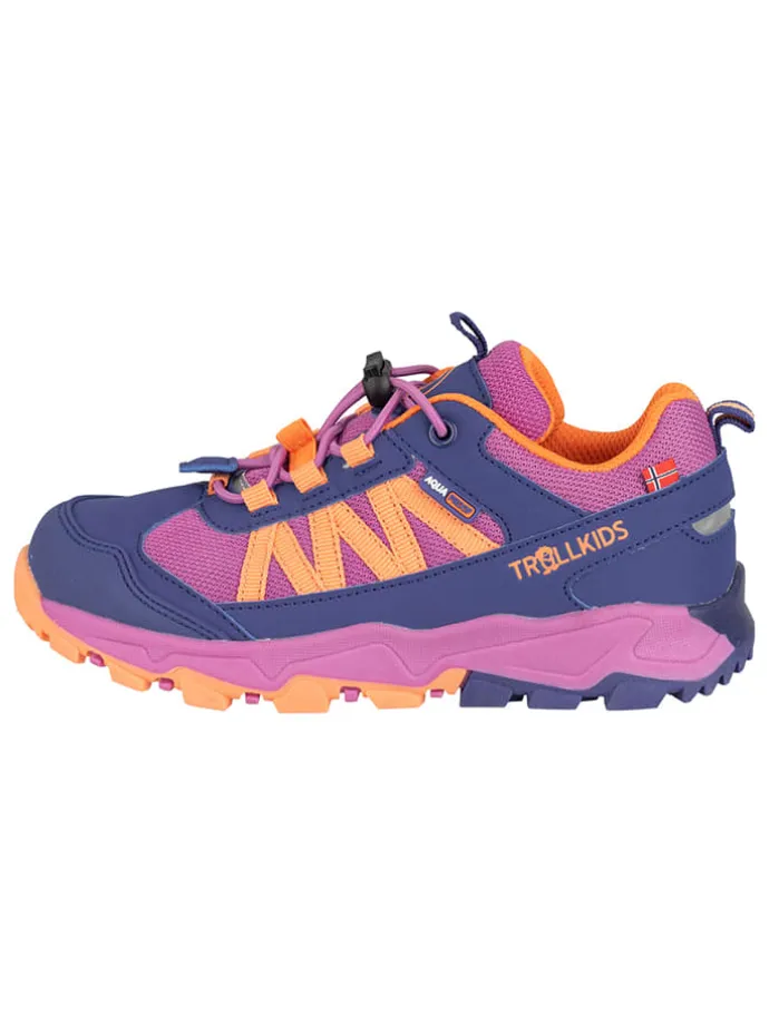 Buty trekkingowe "Tronfjell Hiker Low" w kolorze fioletowo-granatowym