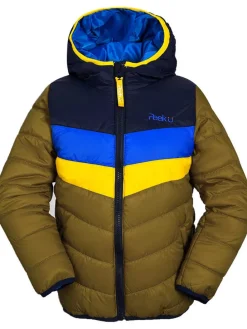 Całoroczna kurtka pikowana "Baz" w kolorze khaki
