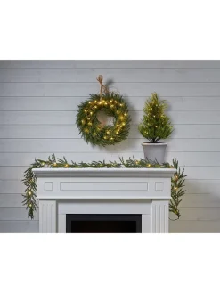 Choinka LED "Thuja" w kolorze zielonym - 55 x 28 cm