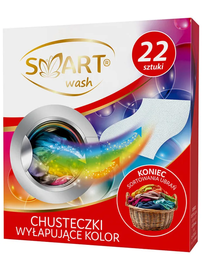 Chusteczki zapobiegające farbowaniu ubrań (22 szt.)