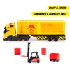 Ciężarówka zabawkowa "DHL Truck" w kolorze żółtym - 3+