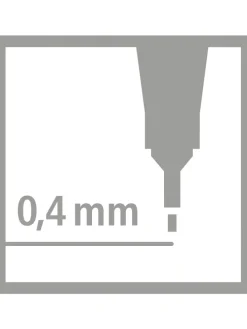 Cienkopisy (20 szt.) "STABILO point 88 Zebrui "