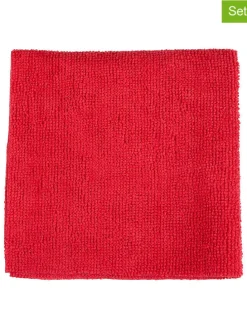 Ściereczki (20 szt.) w kolorze czerwonym z mikrofibry - 30 x 30 cm