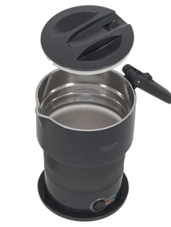 Czajnik podróżny "AD 1377" w kolorze czarnym - 0,6 l