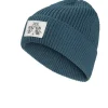 Czapka beanie "Badge" w kolorze niebieskim