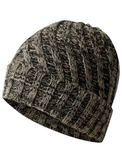 Czapka beanie "Bemuse" w kolorze jasnobrązowym