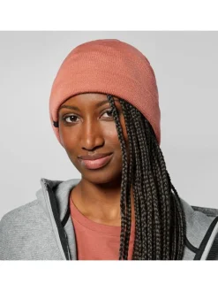 Czapka beanie "Puez Merino" w kolorze jasnoróżowym