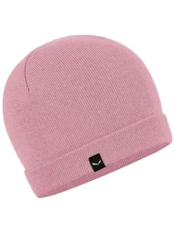 Czapka beanie "Puez Merino" w kolorze jasnoróżowym