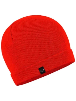 Czapka beanie "Puez Merino" w kolorze czerwonym