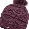 Czapka beanie "Remind II" w kolorze ciemnofioletowym