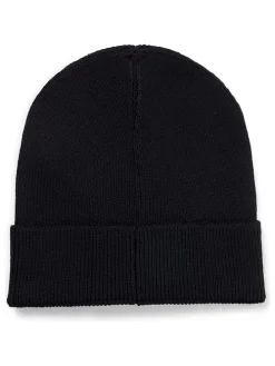Czapka beanie w kolorze czarnym