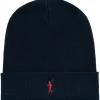 Czapka beanie w kolorze granatowym