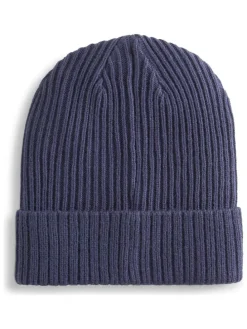 Czapka beanie w kolorze granatowym