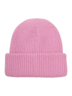 Czapka beanie w kolorze jasnoróżowym