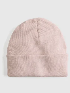 Czapka beanie w kolorze jasnoróżowym