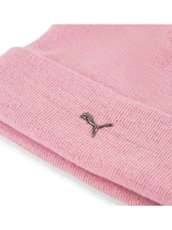Czapka beanie w kolorze jasnoróżowym