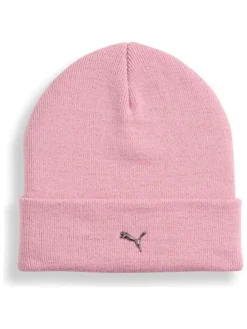 Czapka beanie w kolorze jasnoróżowym