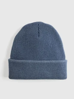Czapka beanie w kolorze niebieskim