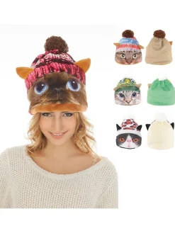 Czapka "Cat" ze wzorem (produkt niespodzianka)