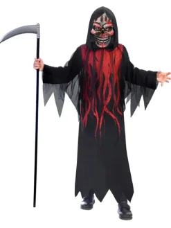 2-częściowy kostium "Dark Shadow Reaper" w kolorze czarno-czerwonym