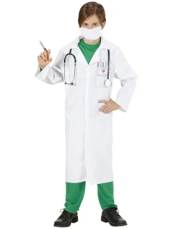 2-częściowy kostium "Doctor" w kolorze białym