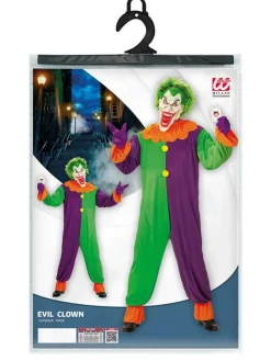2-częściowy kostium "EVIL JOKER" w kolorze fioletowo-zielonym