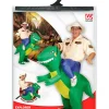 2-częściowy kostium "Explorer on the dinosaur" w kolorze zielonym