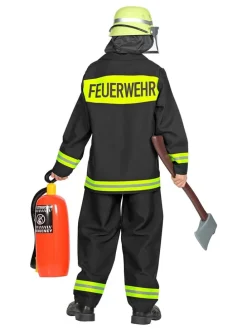 2-częściowy kostium "Firefighter" w kolorze czarno-żółtym