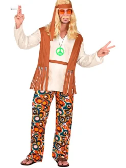 4-częściowy kostium "Hippie' ze wzorem